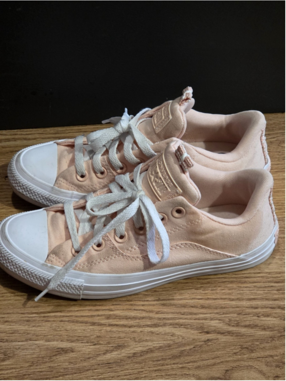 Girls Size 7 Converse Sneakers - Picture 3 of 4